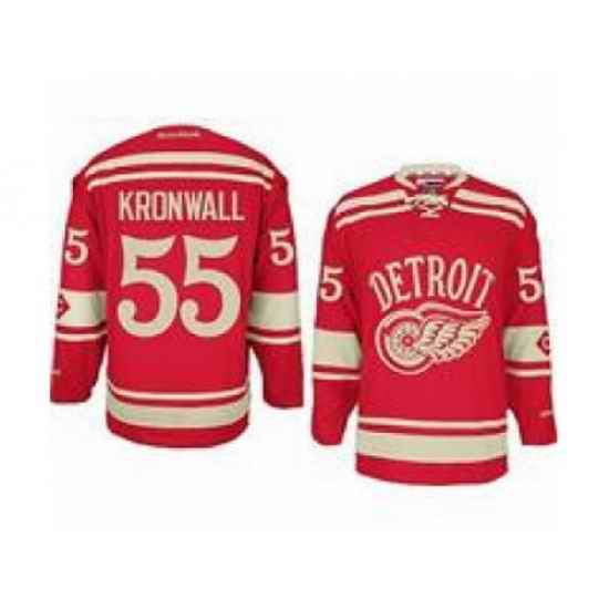 NHL Jerseys Detroit Red Wings #55 Niklas Kronwall red(2014 winter classic)